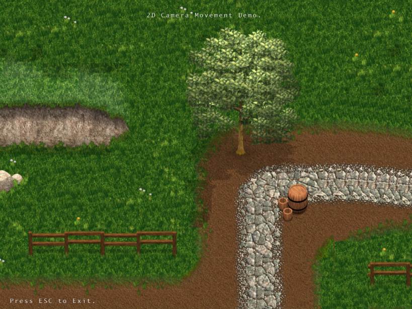 Camera movement in 2D