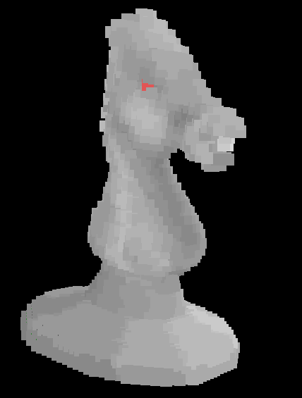 Square based voxel renderer